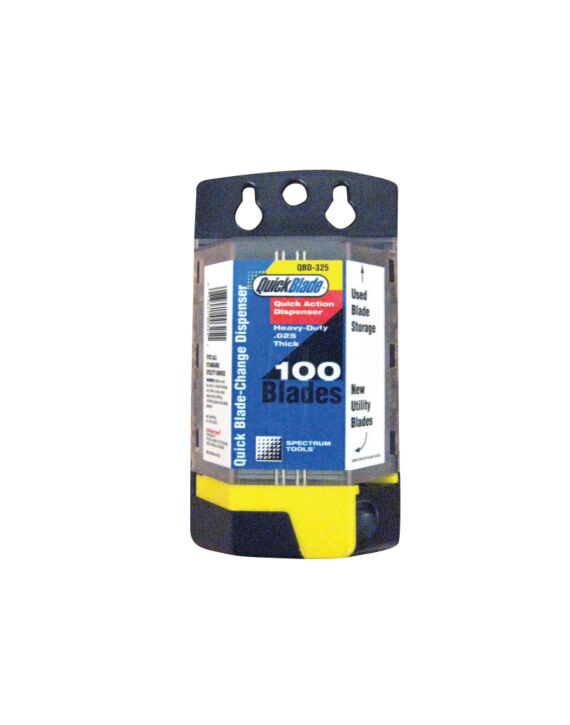 120-02  Utility Knife Blade Dispenser Pack of 100  (QBD-325)