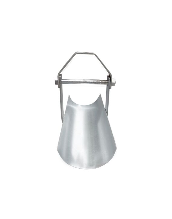 7in Clevis Hanger w/Shield Electro-Galvanized - 35/Pallet