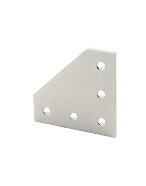 F-221 Flat Corner Plate 5 Hole 10/Box