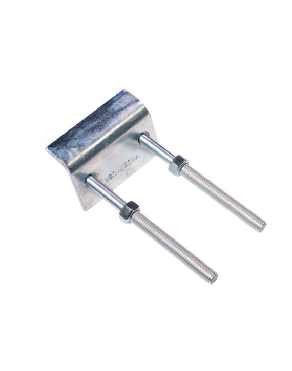 U-Bolt Beam Clamp 5in Electro-Galvanized for 2-7/16, 3-1/4 & Double-Back-1-5/8 Strut 25/Box