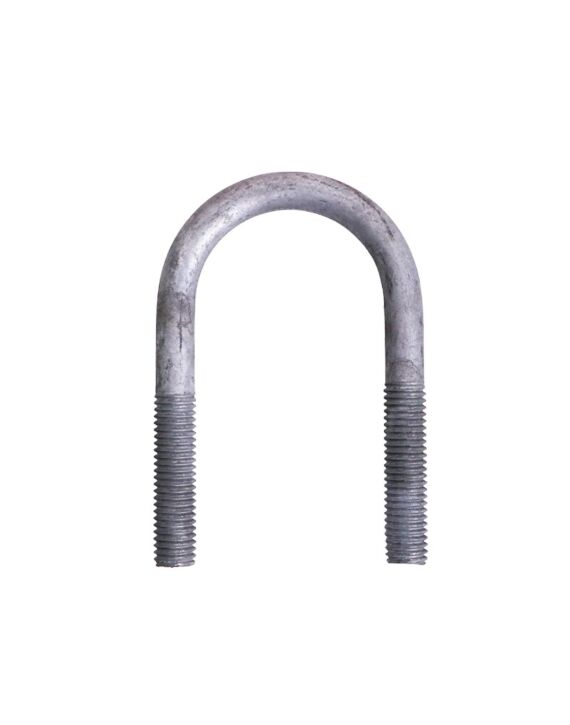 1/2-13 x 4 U-Bolt A307 Galvanized with 2-3/8 Between the Legs