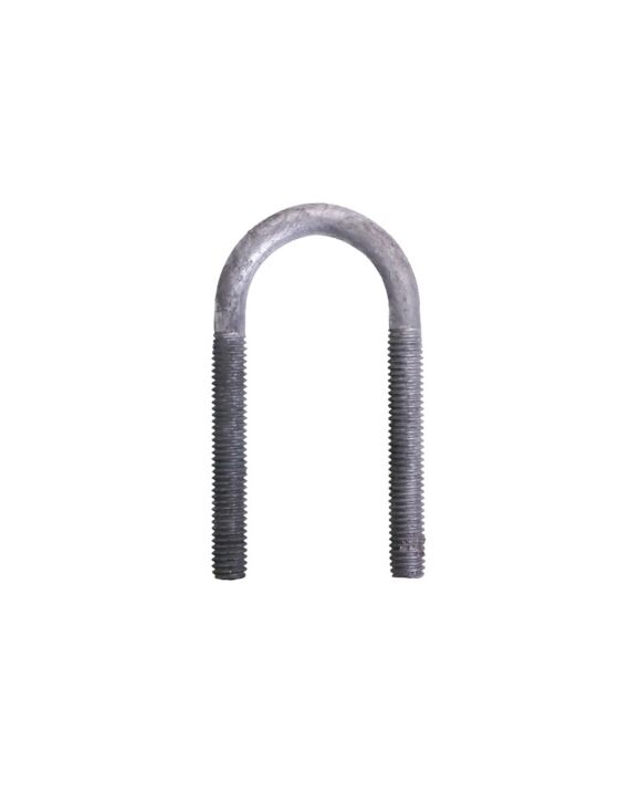 3/8-16 x 2-1/2 U-Bolt A307 Galvanized with 1-1/8 Between the Legs