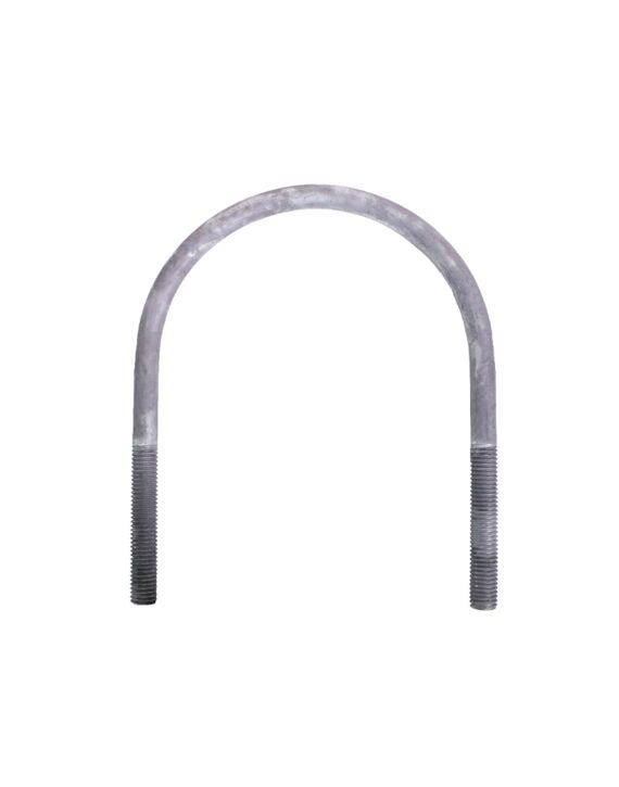 5/8-11 x 8-3/4 U-Bolt A307 Galvanized with 6-3/4 Between the Legs and 3-3/8 Thread