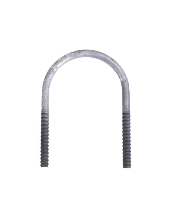5/8-11 x 5-3/8 U-Bolt A307 Galvanized with 3-5/8 Between the Legs and 2-1/2 Thread