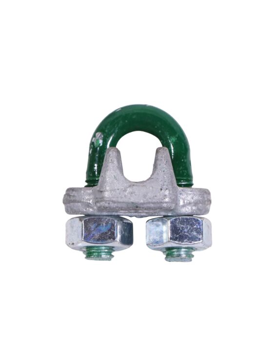 G-6240 5/16 Green Pin Drop Forged Wire Rope Clip Galvanized