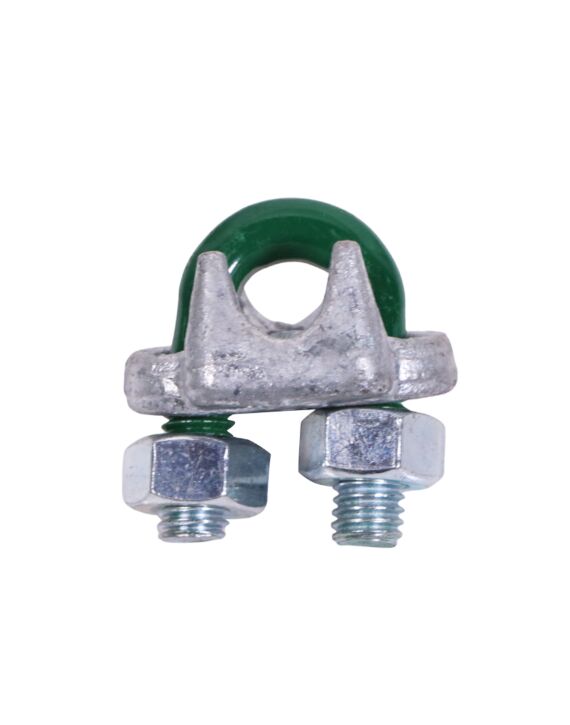 G-6240 3/8 Green Pin Drop Forged Wire Rope Clip Galvanized