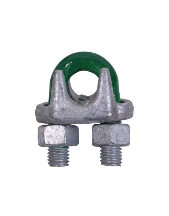 G-6240 5/8 Green Pin Drop Forged Wire Rope Clip Galvanized