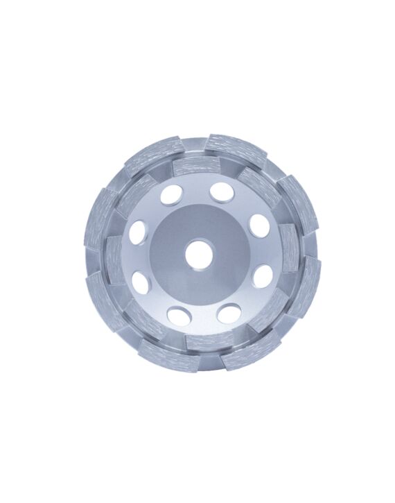 4 x 5/8-11 Standard Double Row Diamond Cup Grinder
