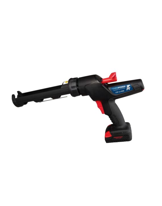 AF 12V ChemPower 10oz (300mL) Adhesive Gun Kit with (2) Li-Ion Batteries & Charger