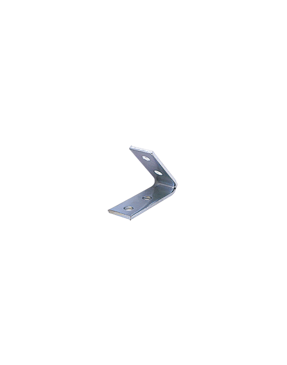 A-3174-2  45° Closed Angle Bracket 4 Hole Electro-Galvanized