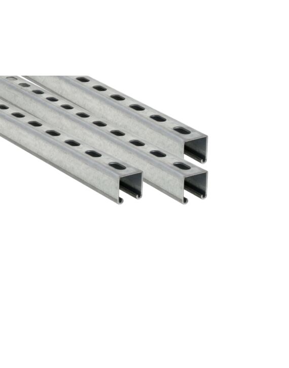 1-5/8 x 10ft Strut Channel Hot Dip Galvanized 12ga Short Slot