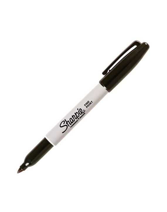 Sharpie Black Permanent Marker Fine Tip 12/Box