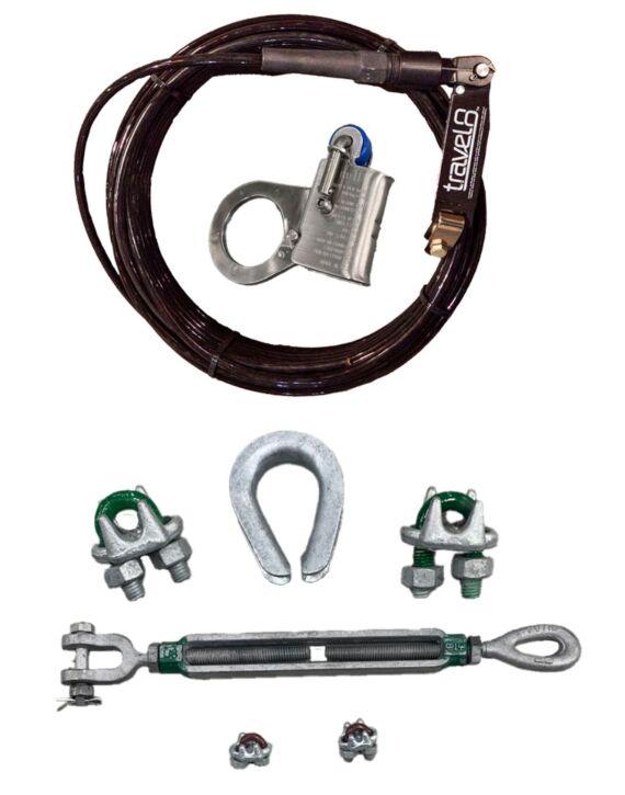 Synthetic Wire Rope Assembly - Galvanized Hardware