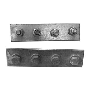 1/4 x 2 x 8-1/8" Splice Plate Kit for 14LDCL10FT - 10' Light Duty Climbing Ladder