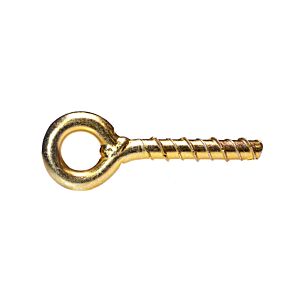 1/2 x 3 (M12 x 75mm) Concrete Screw Anchor Eye-Bolt Zinc Yellow 30/Bx - 120/Ctn (1SAEY12075)