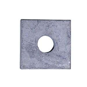 1/2 x 4 x 4 Square Washer Galvanized A36 w/ 1-1/16 Hole