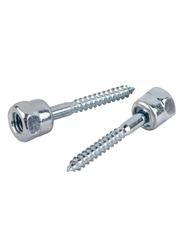 1/4 x 2 Sammy Screw - Wood for 3/8 Rod 25/Box - 125/Case