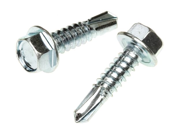 Hex Washer Self Drilling Screw Zinc