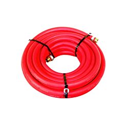 3/4in x 50ft Conti 200PSI Red Water Hose Banded Brass Ends