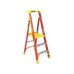 Werner Fiberglass Podium Ladder