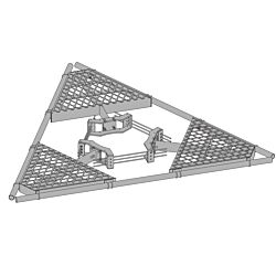 14' Monopole Platform w/ Handrail
12" to 45" OD pole