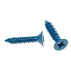 CS-F Flat Phillips Concrete Masonry Screw Blue Ruspert