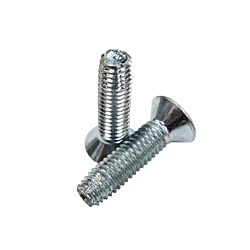 Flat Phillips Undercut Machine Screw Thread Cutter Zinc