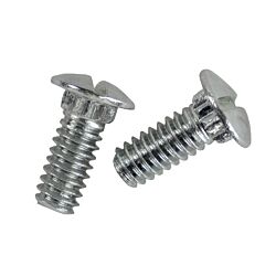 Round Slot Head Track Bolt Zinc