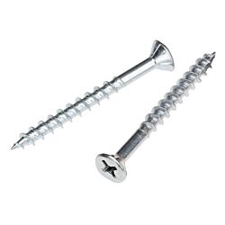 Flat Phillips Head Spur Screw Zinc