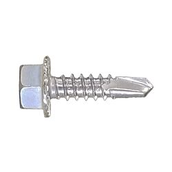 10 x 3/4 High Head Hex Washer Self Drilling Screw Gr 410 Stainless Steel 1000/Box - 6000/Ctn