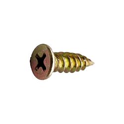 Flat Top Sharp Point Screw - Zinc