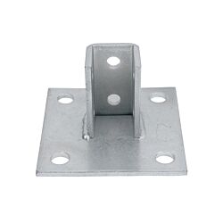 Strut Post Base - 6" Square Plate