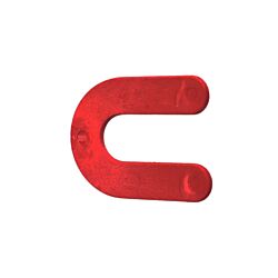 1/8 x 2-5/16 x 3 Horseshoe Shim Red Box of 1000
