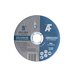 AF 5 x .045 x 7/8 Type 1 Cut Off Wheel Aluminum Oxide for Metal/Stainless 50/Box