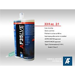 Low Viscosity Structural Epoxy Adhesive 31.8 oz. Cartridge with Mixing Nozzle 10/Box