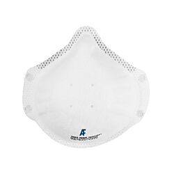 AF N95 Disposable Respirator Dust Mask / No Staples (20 Pc Box) - 8Bx/Ctn - 336Bx/Pallet (Price Per Box of 20)