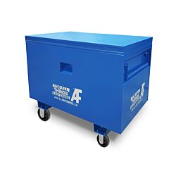 AF® Heavy Duty Site Box, 3-Point Locking System, 25 cu.ft, 48in x 30in x 33in Includes Castors & Lift Out Tray