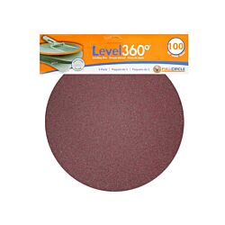 9" x 220 Grit Level 360 Sanding Disc - sold per Pack of 5 - 5 Packs/Case (25 Discs/Case)