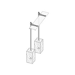 24" x 10' Long Ice Bridge, direct burial No Trapeze