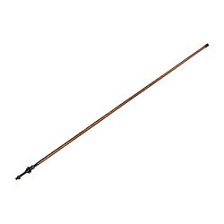 5/8 x 5ft Lightning Rod Copper Clad with Threaded End and Hardware