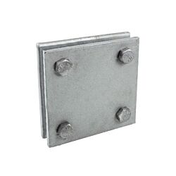3/8 x 6 Head Extension Plate Galv Assembled