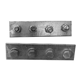 1/4 x 2 x 8-1/8" Splice Plate Kit for 14LDCL10FT - 10' Light Duty Climbing Ladder