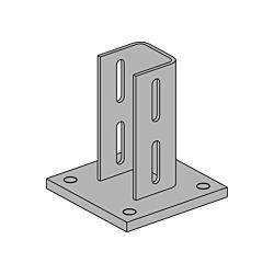 3" NexSpan2™ F Series Post Base B13 - 50/Crate