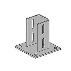 4" NexSpan2™ F Series Post Base B24 - 50/Crate