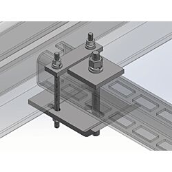 4" NexSpan2™ H Series Universal Clamp, HDG - 75 Kits per Crate