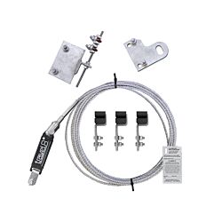 290ft Pole Mount Safety Climb System HDG with Galvanized Cable