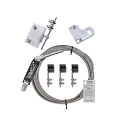 50ft Pole Mount Safety Climb System HDG with Stainless Cable