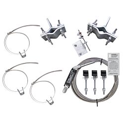 100ft Round Climb Leg Safety Climb System HDG with Stainless Cable