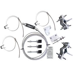 490ft Round Climb Leg Safety Climb System HDG with Galvanized Cable