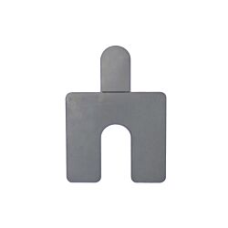 1/16 x 4 x 4 Slotted Shim Plate Galvanized for Blind Bolt